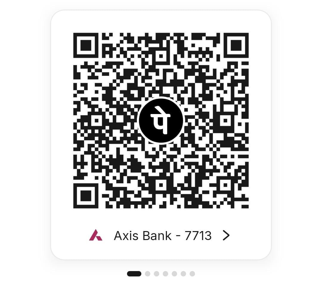 Health Support का UPI भुगतान QR कोड